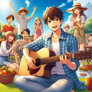 夕焼けに響くビート