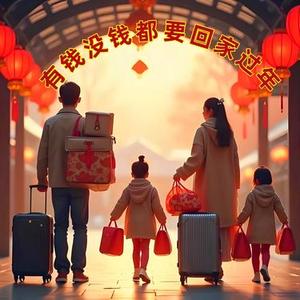 有钱没钱都要回家过年