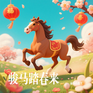 骏马踏春来