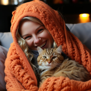 Ronroneo Apacible Junto A La Chimenea