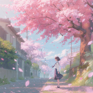 春の光と木漏れ日、このままでいいブルーの朝