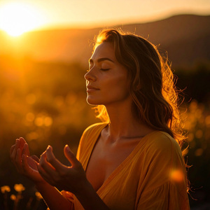Luz Serena En El Sendero Que Serpentea