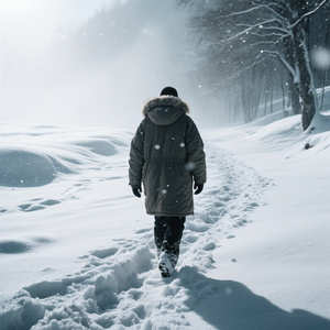 真っ白な世界で