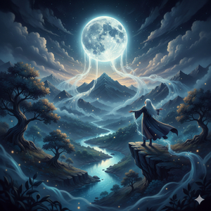 Breathing of the Rising Moon