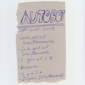 Leute geht auf Scheisskonzerte