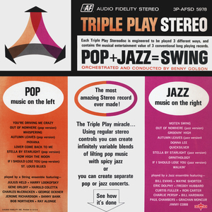 LEFT: Whispering - RIGHT: Groovin' High (The Triple Play Miracle - POP music on the left, JAZZ music on the right)