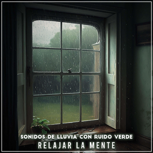 Biblioteca Lluviosa Con Ruido Verde (Repetible)