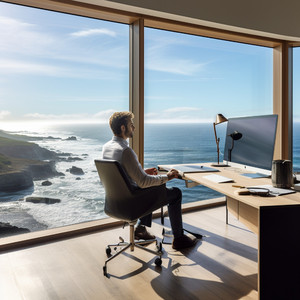 Preludio De Las Olas En El Día Laboral