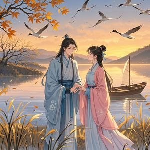 秋江别-晓风轻柔