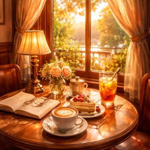 スプーンに映るやさしい午後