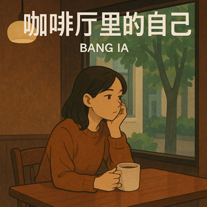 咖啡厅里的自己