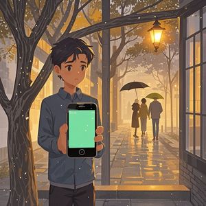 夜半的绿光-阿福工作室上