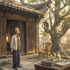 老屋檐下的思念