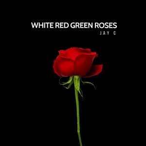 White Red Green Roses