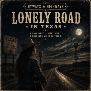 Lonely Road in Texas