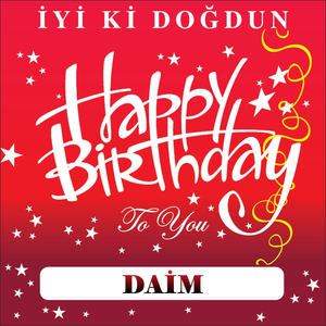 İyi Ki Doğdun Daim