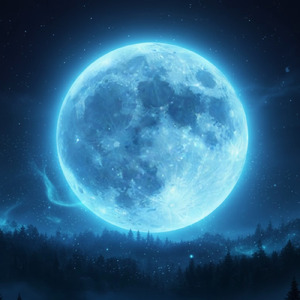 真夜中のブルームーン