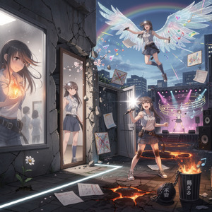 前髪をかき上げた無敵のシルエット