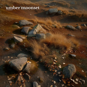 Umber Moonset