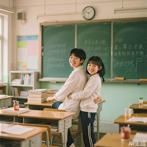 晾衣绳上的白衬衫