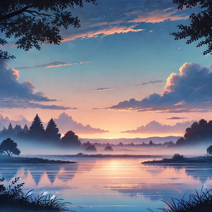 霧の先に広がる夜明け Lofi ミスティカル