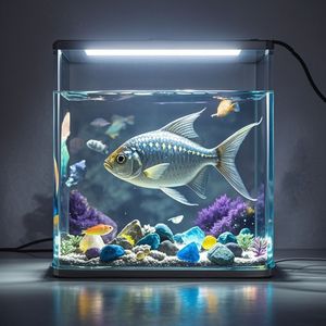 玻璃缸的海-孔雀鱼