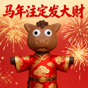 马年福禄寿喜