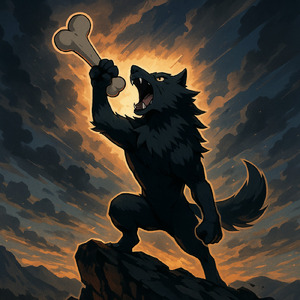 クロいわんこの伝説