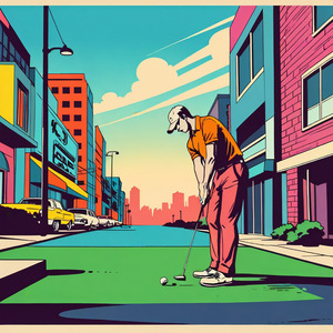 休日、住宅街の閑散ホール