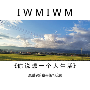 你说想一个人生活 伴奏