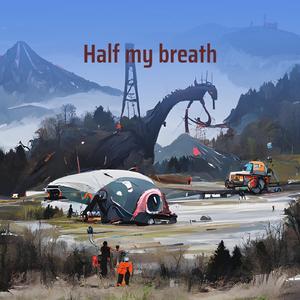 Half my breath