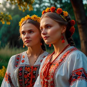В саду ходила, квіти збирала