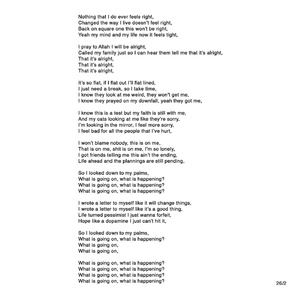 Letter 26/2 : What Is Going On, What Is Happening