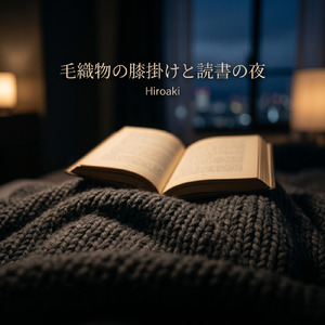 手織りの絨毯に座る静かな夜