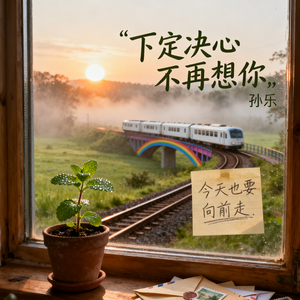 下定决心不再想你-伴奏