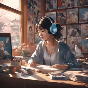 LoFi Rainy Day Vibes for Studying