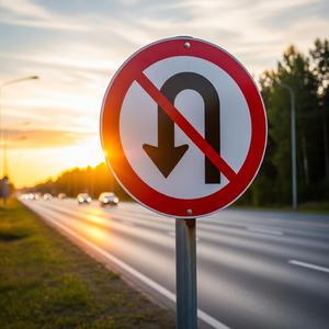 Uターン禁止
