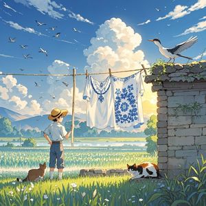 云雀与晴空之诗-男人必须洒脱