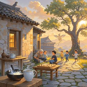 晨曦里的炊烟_君诚莫炎