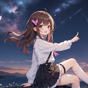 流星群と希望の光