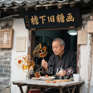檐下旧糖画