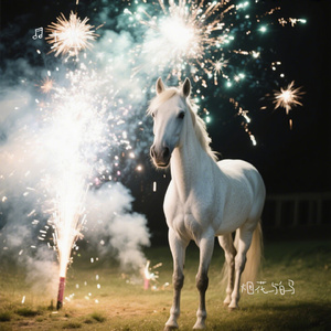 烟花与白马
