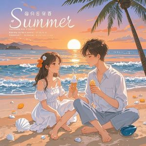 橘子海盐落日