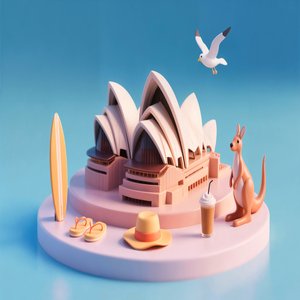 Tonight I'm flying down to Australia