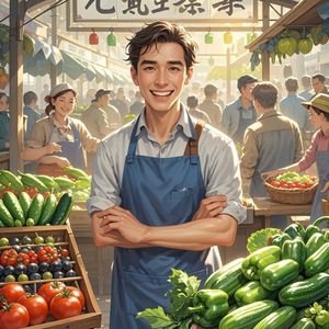 菜摊春秋_馥匀
