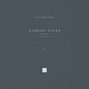 3 Songs, Op. 7: No. 1 in C Minor "Après un rêve" (Arr. Kolodin for Piano)
