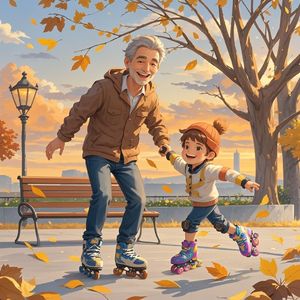 父爱的轮滑