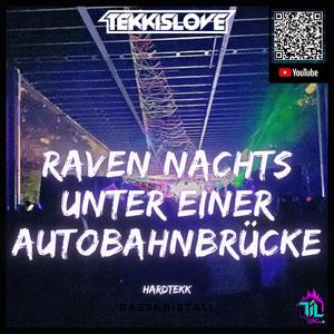 BassKristaLL (Raven nachts unter einer Autobahnbrücke)