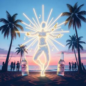 Eros an der Playa trinkt Ramazzotti