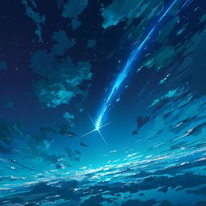 蓝色流星